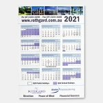 Magnetic Tab Calendar