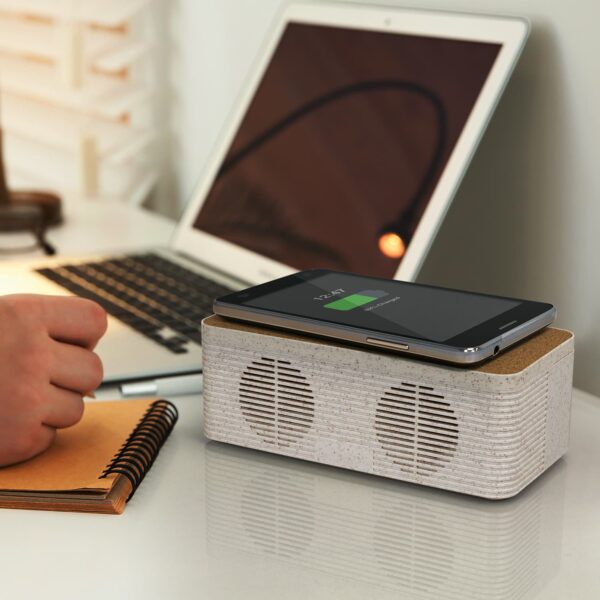 NATURA Oaken Speaker Wireless Charger - Image 7