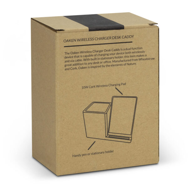 NATURA Oaken Wireless Charger Desk Caddy - Image 5