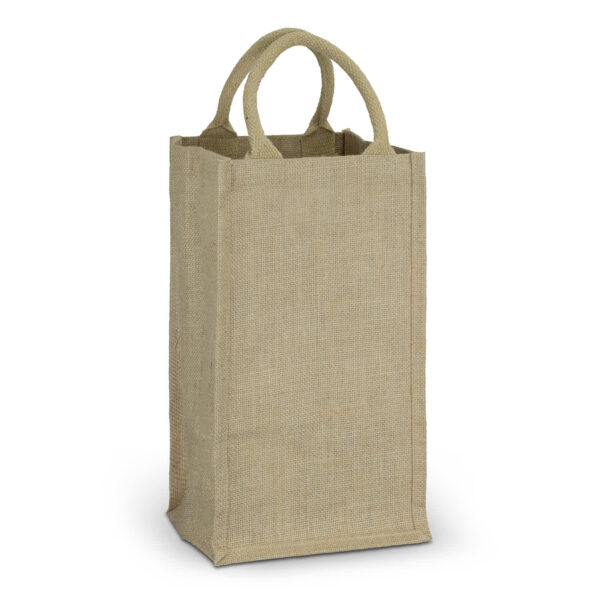 Jute Four Bottle Wine Carrier - Image 2