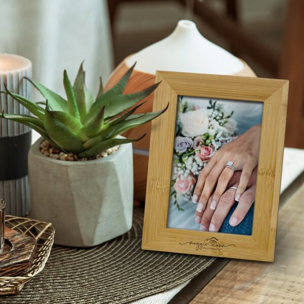 NATURA Wooden Photo Frame - Image 5