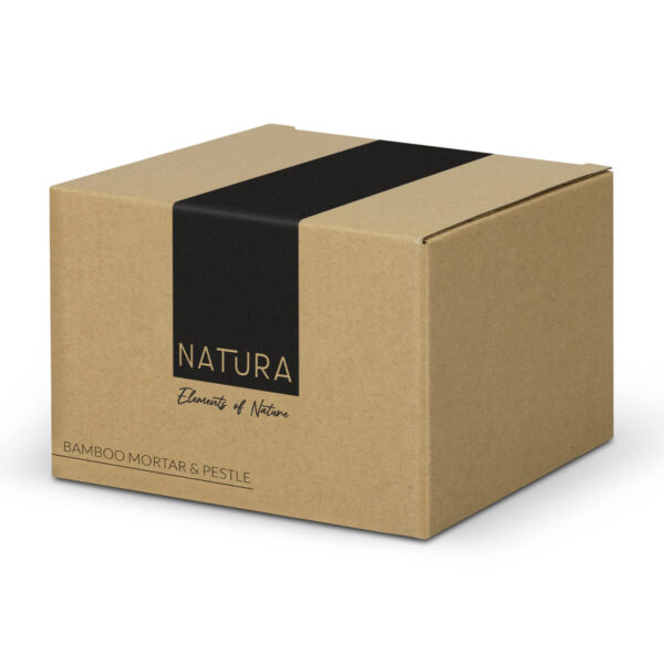 NATURA Bamboo Mortar and Pestle - Image 3