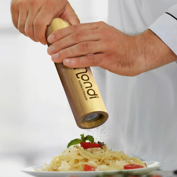 NATURA Bamboo Pepper Mill - Image 7