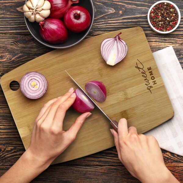 NATURA Bamboo Chopping Board - Image 5