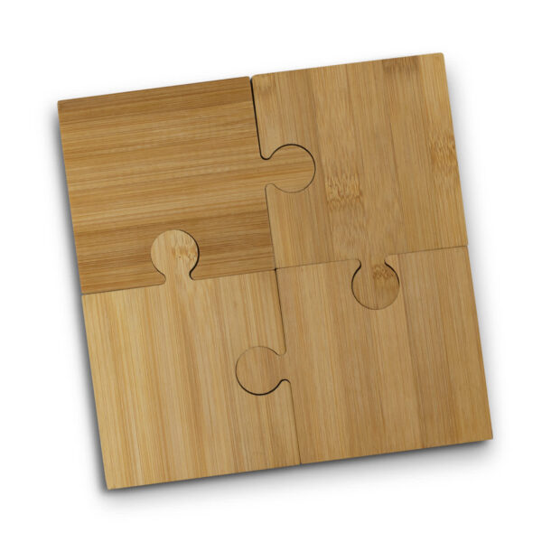 NATURA Puzzle Coaster Set of 4 - Image 2