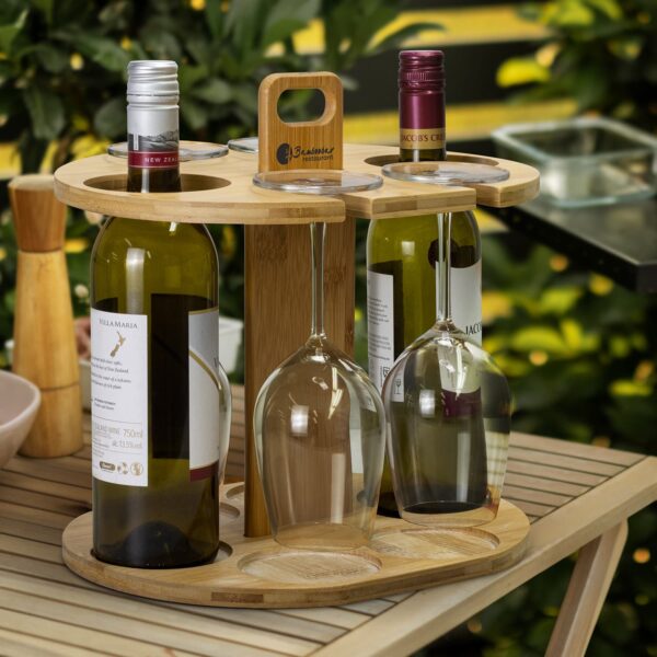 Bamboo Wine Rack - Image 4