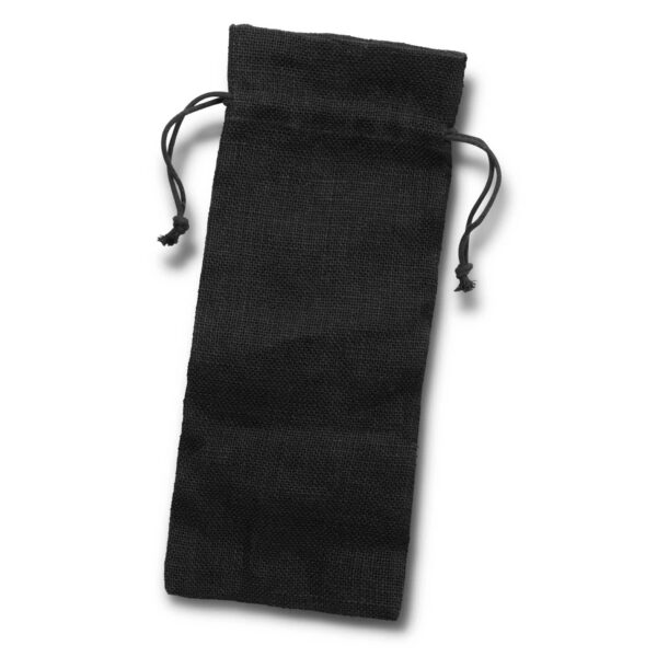 Jute Wine Drawstring Bag - Image 4