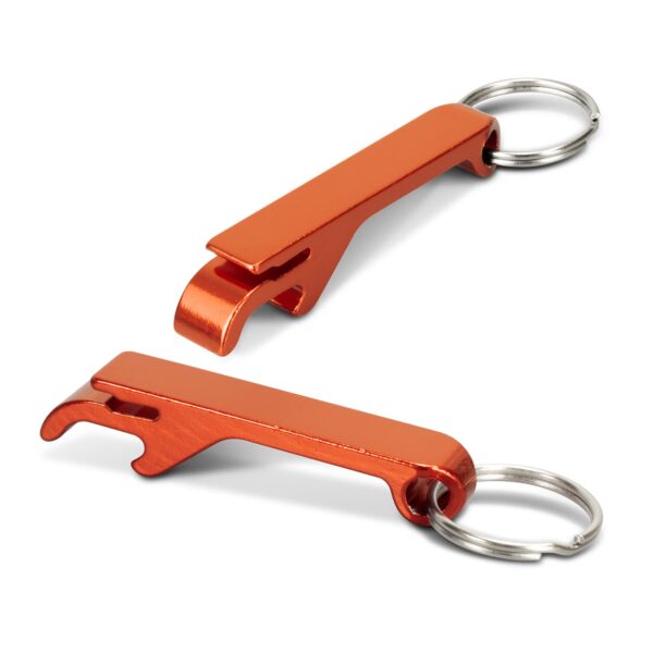 Snappy Metal Bottle Opener Key Ring - Image 3