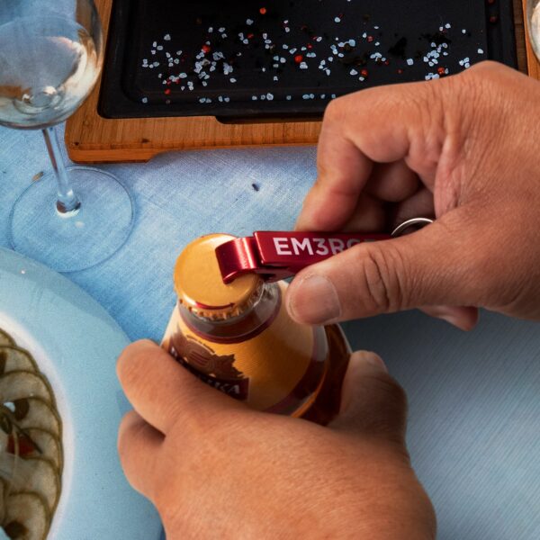 Snappy Metal Bottle Opener Key Ring - Image 9