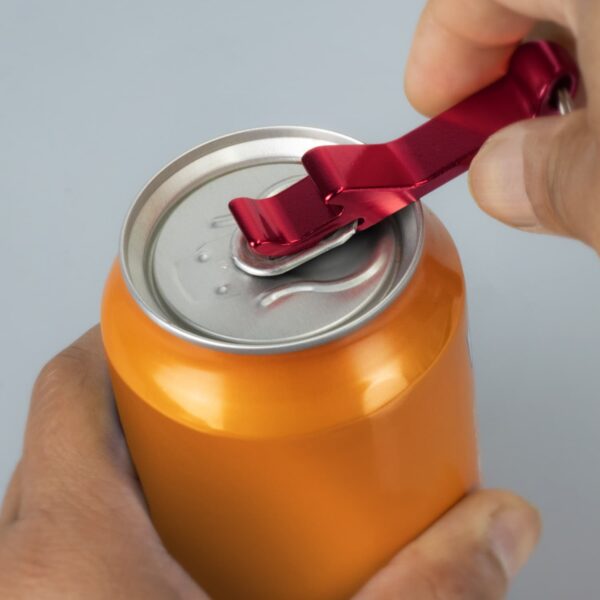 Snappy Metal Bottle Opener Key Ring - Image 10