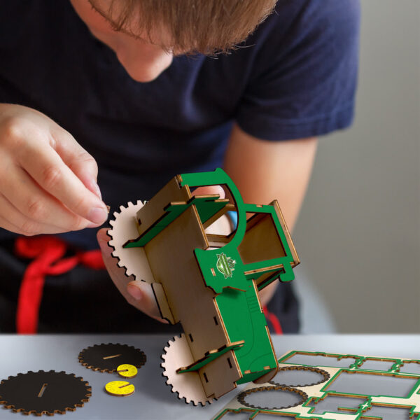 BRANDCRAFT Tractor Wooden Model - Image 6