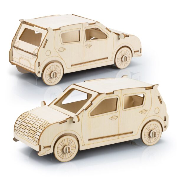 BRANDCRAFT Hatchback Car Wooden Model - Image 2