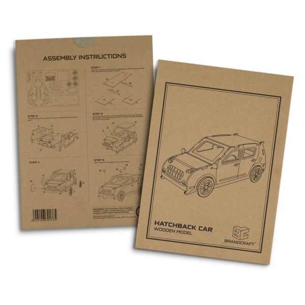 BRANDCRAFT Hatchback Car Wooden Model - Image 4