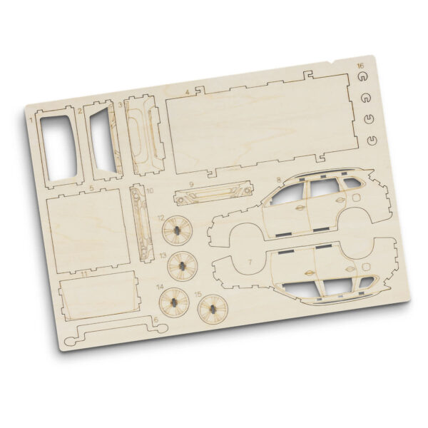 BRANDCRAFT SUV Wooden Model - Image 3