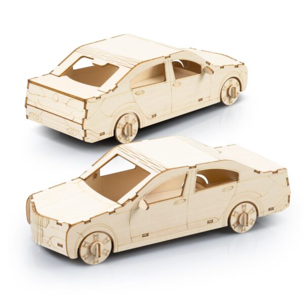 BRANDCRAFT Sedan Car Wooden Model - Image 2