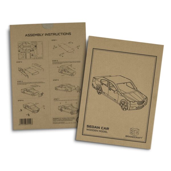 BRANDCRAFT Sedan Car Wooden Model - Image 4