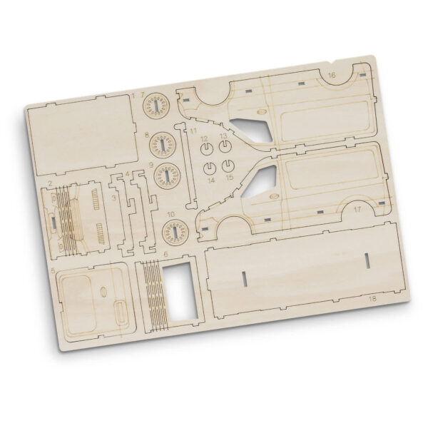 BRANDCRAFT Van Wooden Model - Image 3
