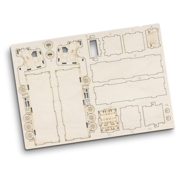 BRANDCRAFT Large Truck Wooden Model - Image 3