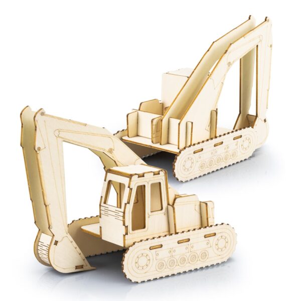 BRANDCRAFT Excavator Wooden Model - Image 2