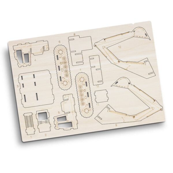 BRANDCRAFT Excavator Wooden Model - Image 3
