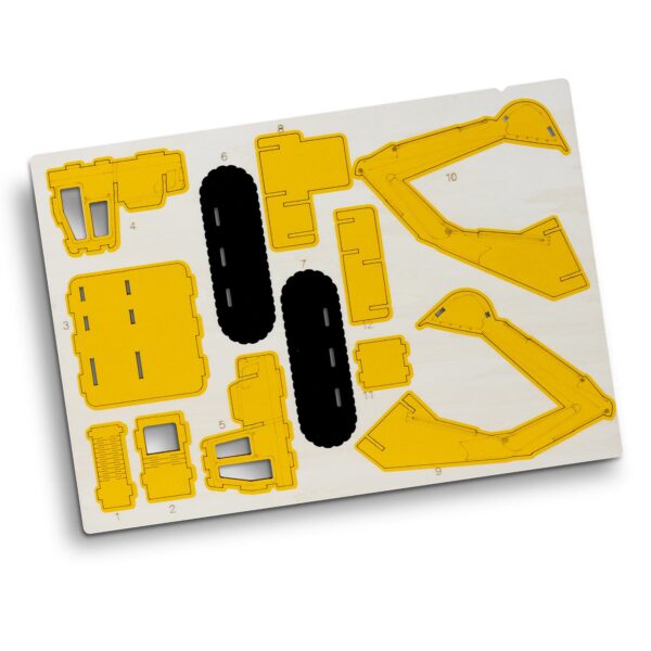 BRANDCRAFT Excavator Wooden Model - Image 5