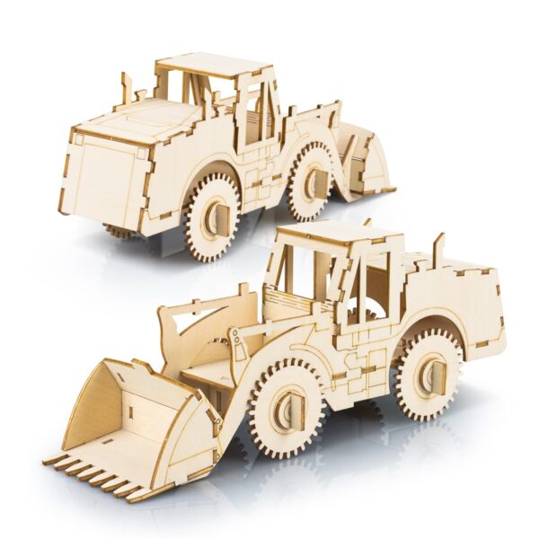 BRANDCRAFT Wheel Loader Wooden Model - Image 2