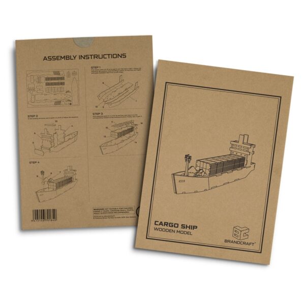 BRANDCRAFT Cargo Ship Wooden Model - Image 4