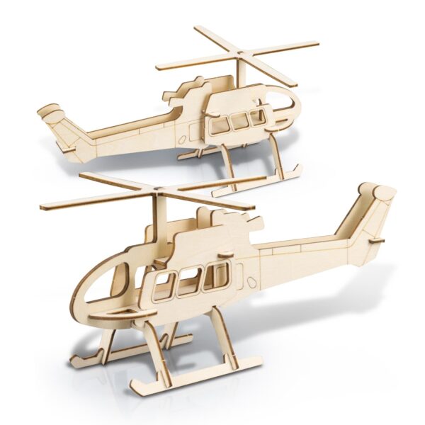 BRANDCRAFT Helicopter Wooden Model - Image 2