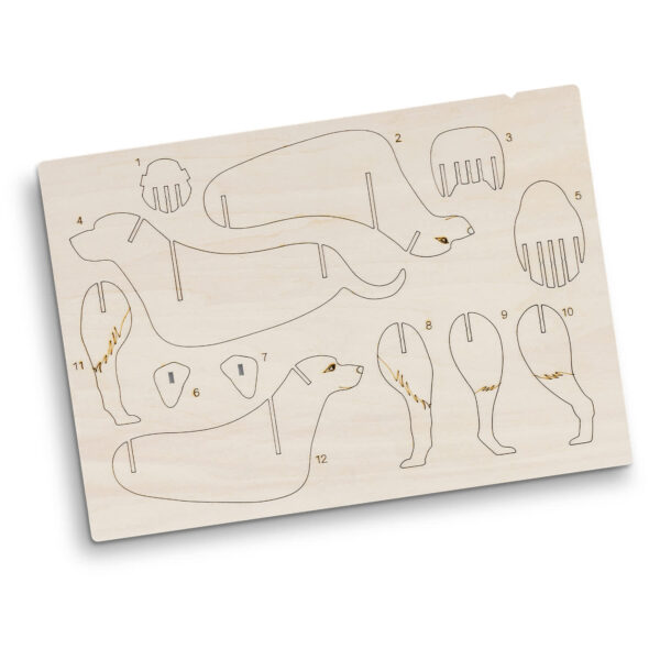 BRANDCRAFT Dog Wooden Model - Image 3