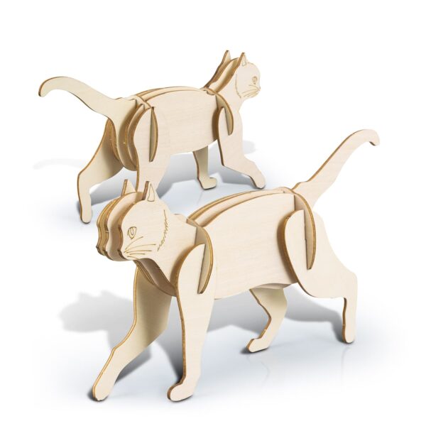 BRANDCRAFT Cat Wooden Model - Image 2
