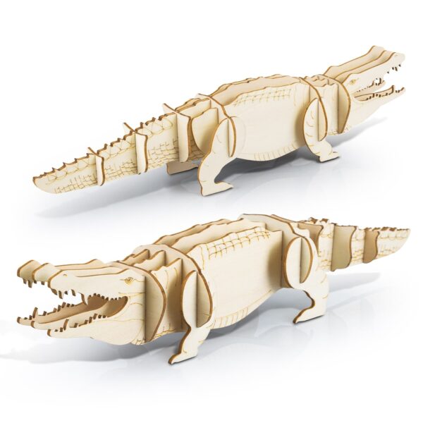 BRANDCRAFT Crocodile Wooden Model - Image 2