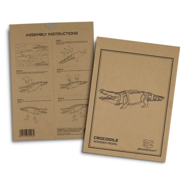 BRANDCRAFT Crocodile Wooden Model - Image 3