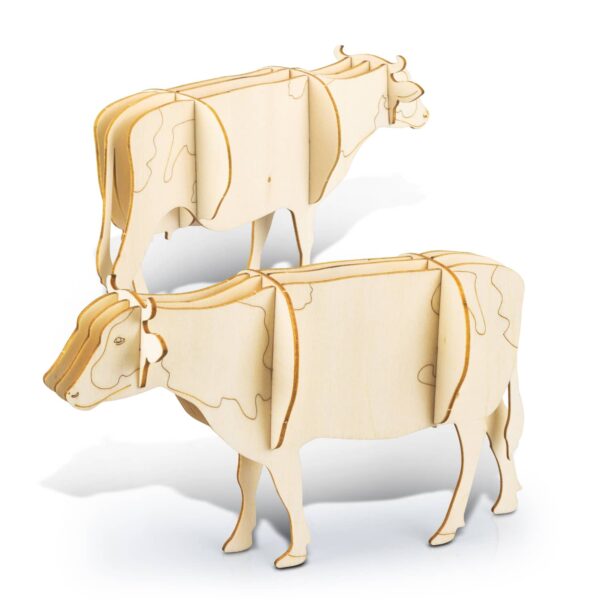 BRANDCRAFT Cow Wooden Model - Image 2
