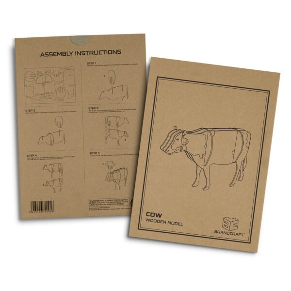 BRANDCRAFT Cow Wooden Model - Image 4