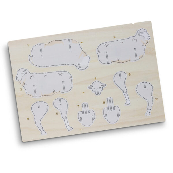 BRANDCRAFT Sheep Wooden Model - Image 5