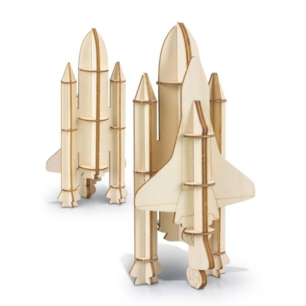 BRANDCRAFT Rocket Ship Wooden Model - Image 2