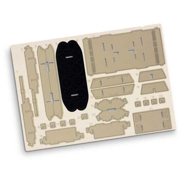BRANDCRAFT Tank Wooden Model - Image 4