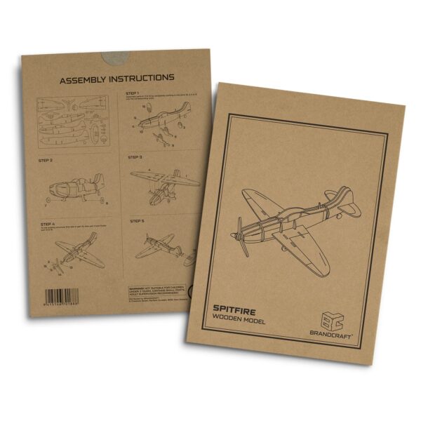 BRANDCRAFT Spitfire Wooden Model - Image 4