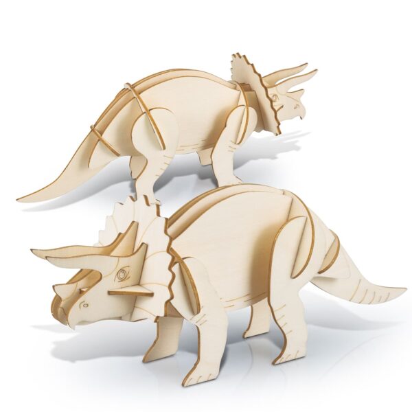 BRANDCRAFT Triceratops Wooden Model - Image 2