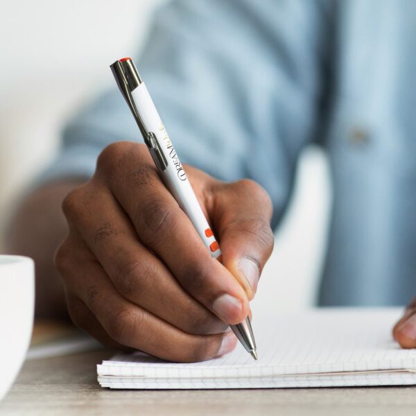 Panama Grip Pen - White Barrel - Image 17