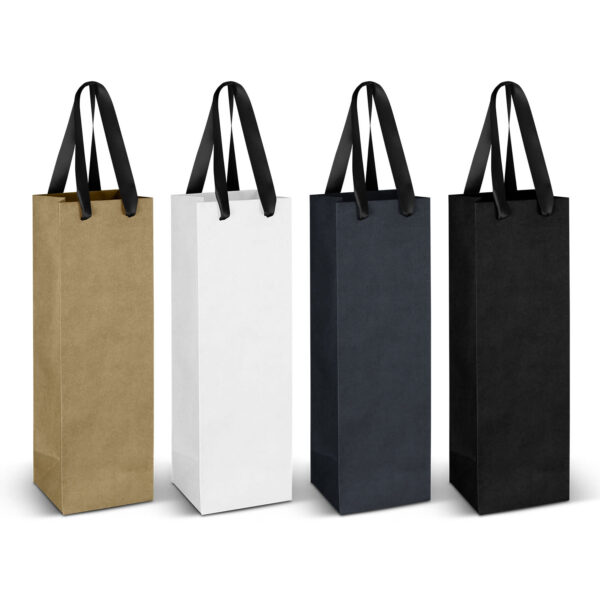 Wine Ribbon Handle Paper Bag - Image 12