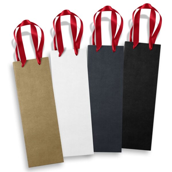 Champagne Ribbon Handle Paper Bag - Image 2