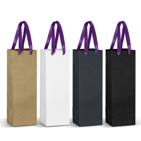 Champagne Ribbon Handle Paper Bag - Image 11