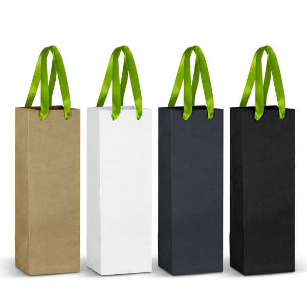 Champagne Ribbon Handle Paper Bag - Image 7