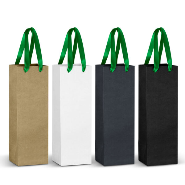Champagne Ribbon Handle Paper Bag - Image 8