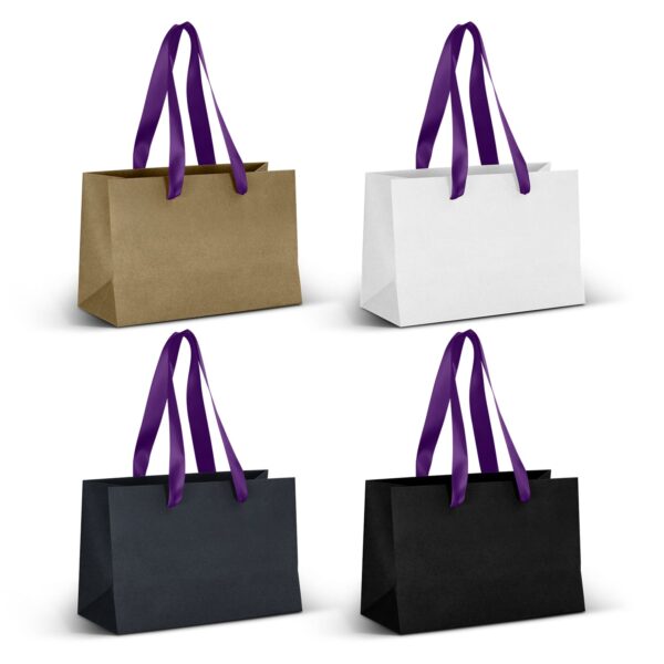 Small Ribbon Handle Paper Bag - Image 11