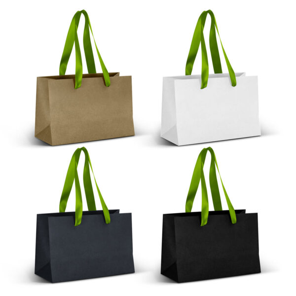 Small Ribbon Handle Paper Bag - Image 7