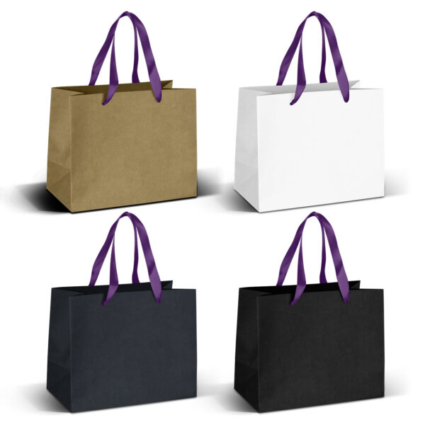 Medium Ribbon Handle Paper Bag - Image 11