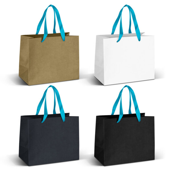 Medium Ribbon Handle Paper Bag - Image 9