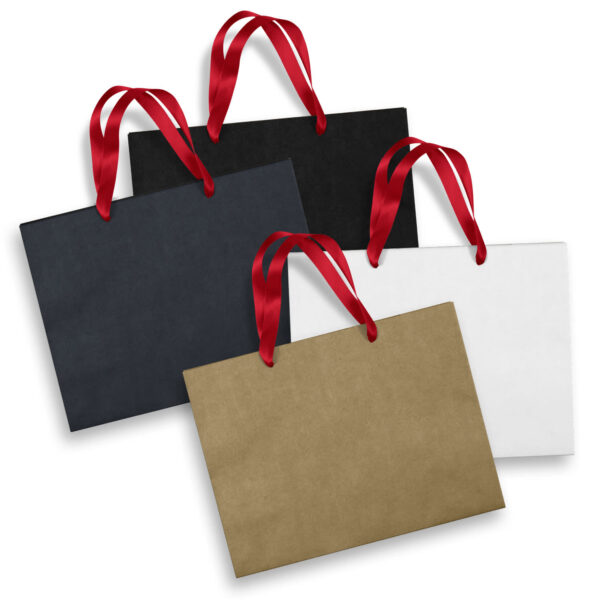 Large Ribbon Handle Paper Bag - Image 2